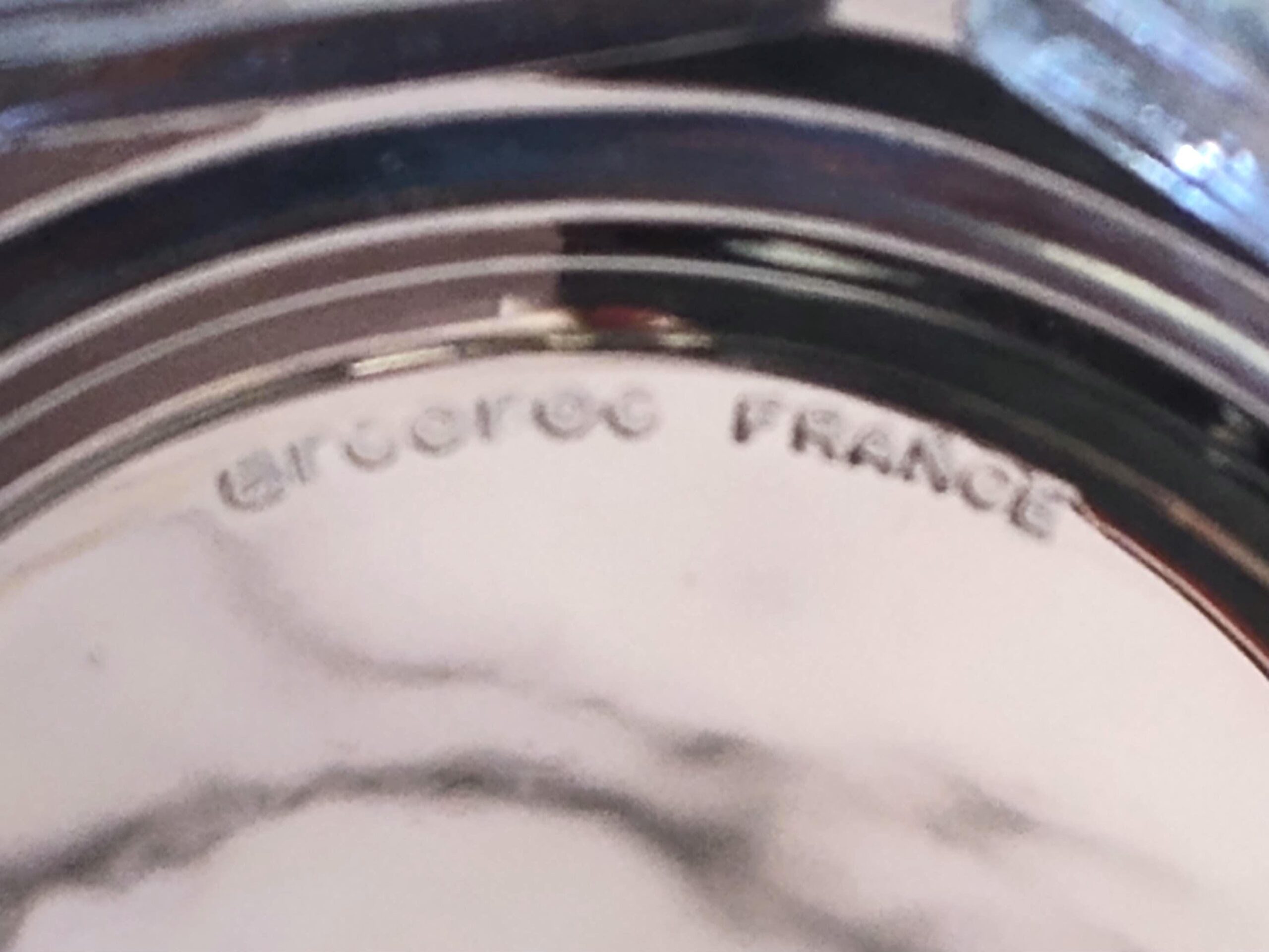 Vintage 1970s Arcoroc Thumbnail Clear Glass Coffee Espresso Cups Set of 4 - Image 4