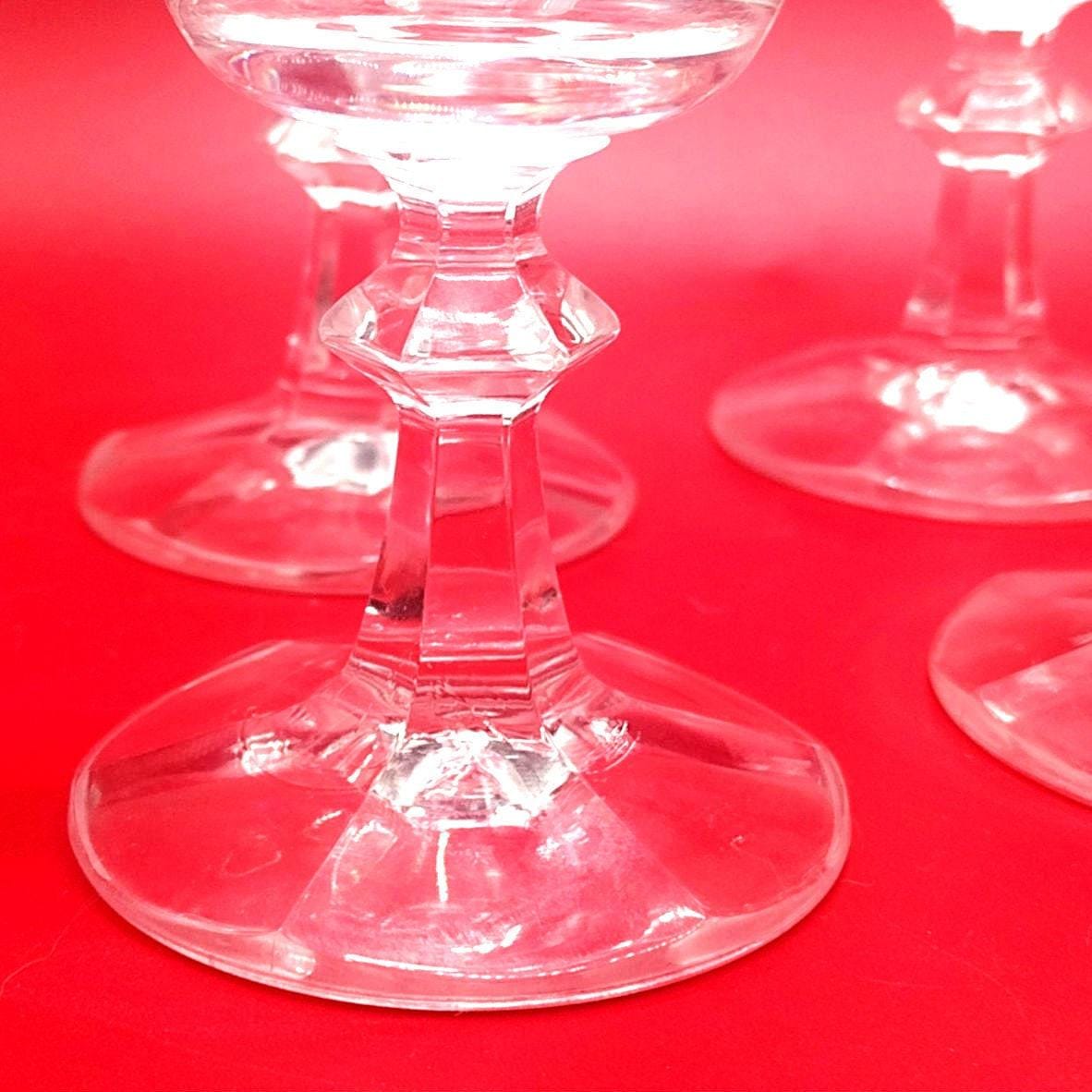 Vintage Schott Zwiesel Crystal Wine Glasses: Platinum Band, Set of 6 - Image 3
