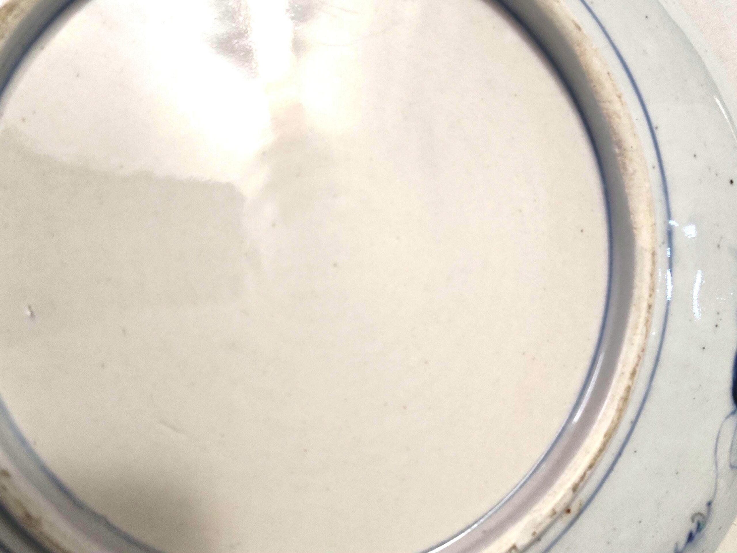 Antique 1900s Japanese Imari Porcelain Plate 12x15 Inch Hand Painted - Image 7