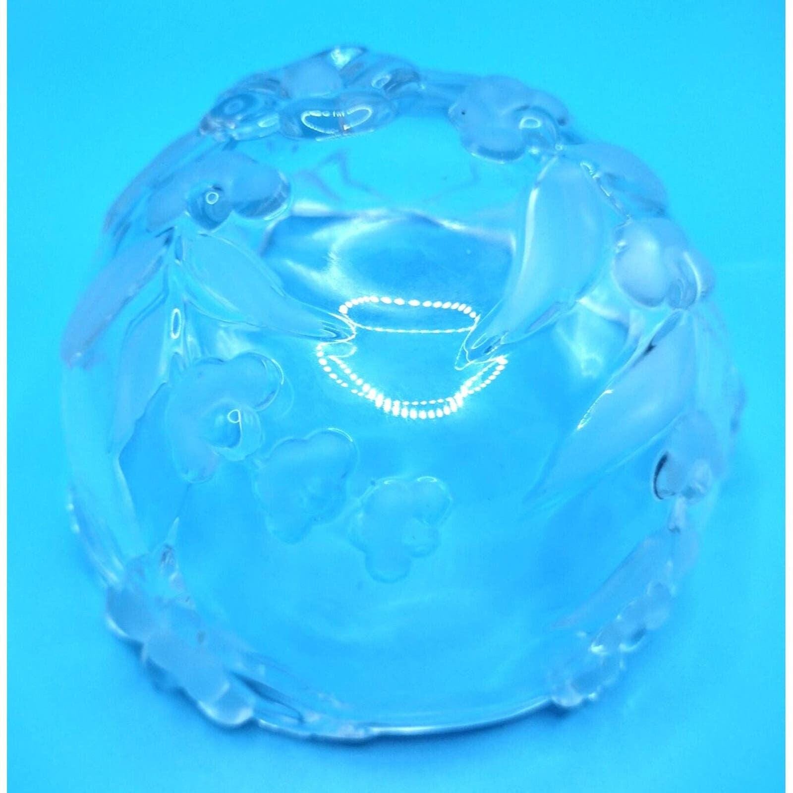 Vintage Mikasa Blossom Time Crystal Bowl 5 Inch Diameter - Image 3