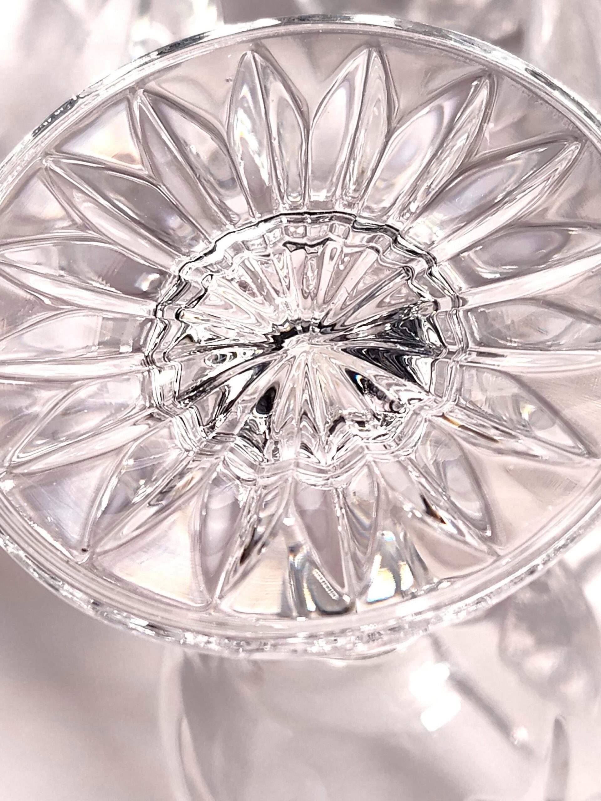 Cut Crystal Champagne Glasses, Set of 4 - Image 3