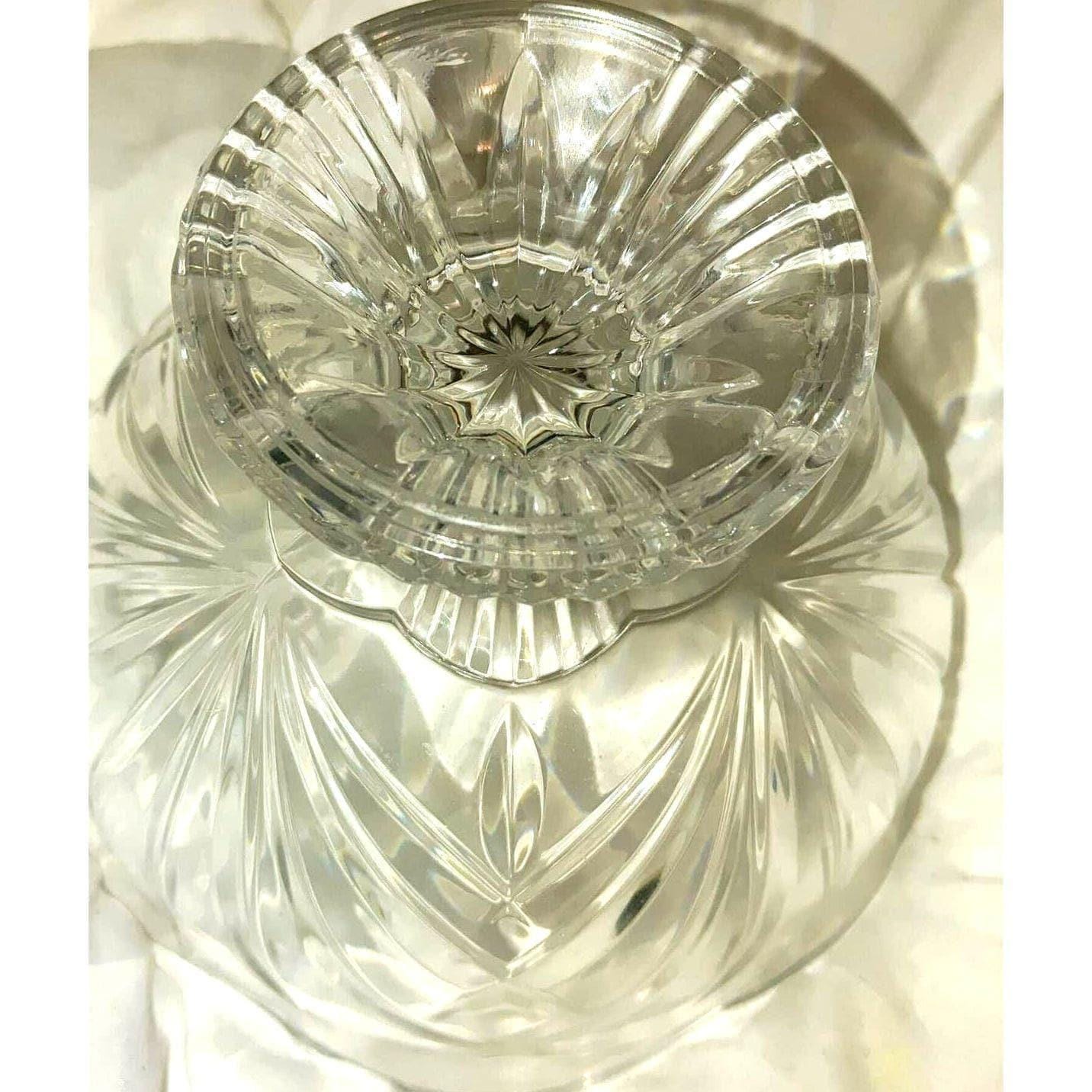 Vintage Cristal JG Durand France Lead Crystal Candy Pedestal Bowl - Image 3