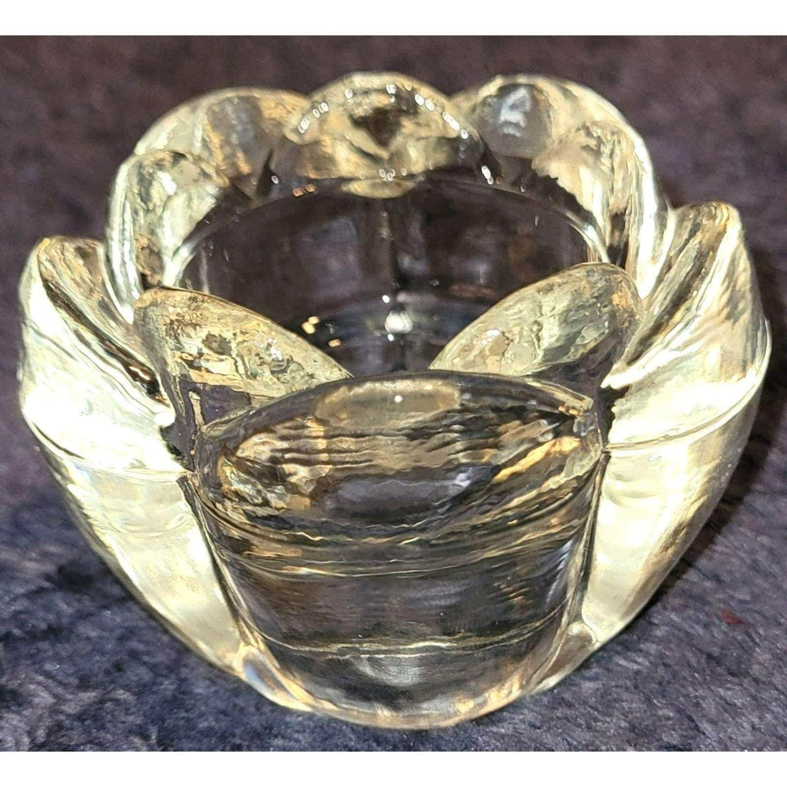 Vintage Rosebud Tealight Candle Holder By Bowring 1970s - Image 2