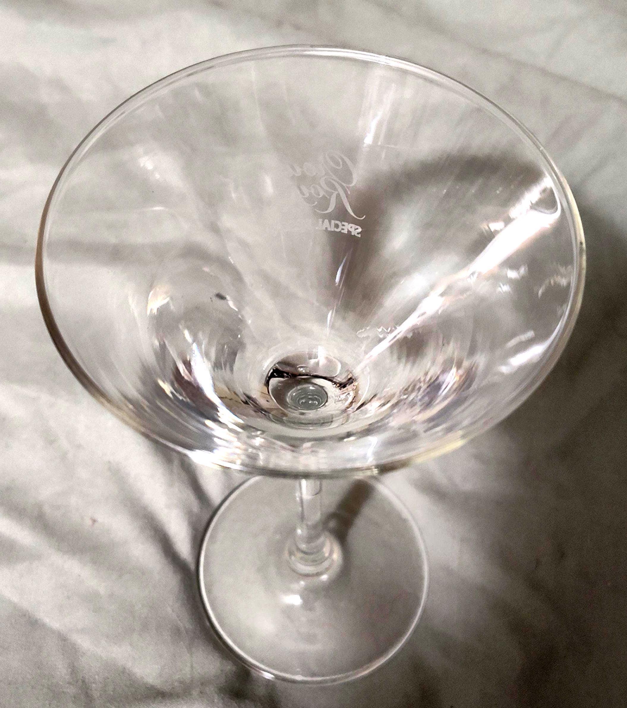 Vintage Crown Royal Special Reserve Martini Glasses (Set of 8) - Image 2