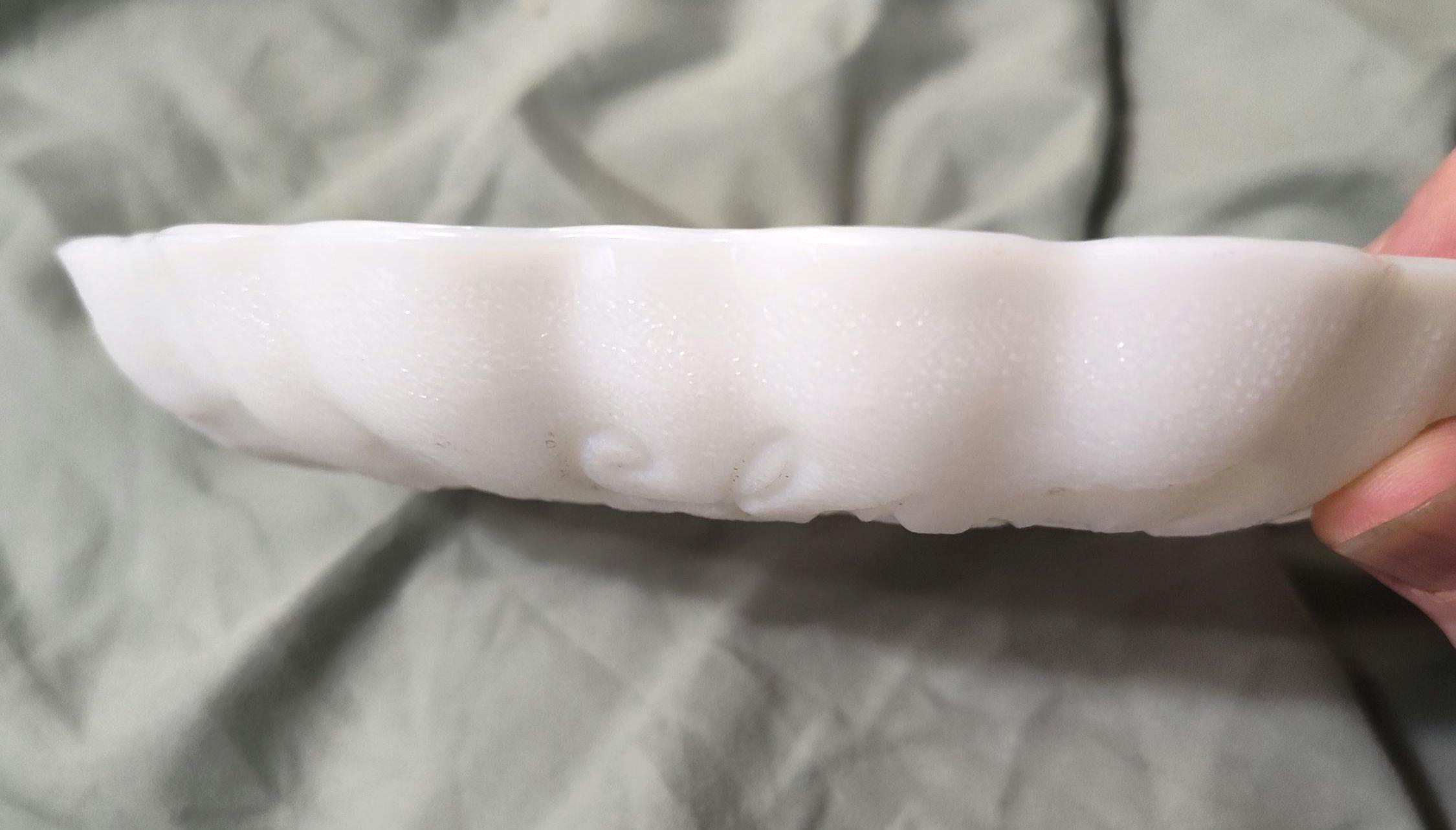 Vintage Hazel Atlas Milk Glass Grapes Pattern Dish Plate - Image 2