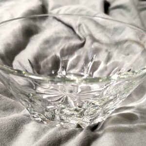 Antique 1900s Princess House Heritage Bowl 5 1/2" Crystal Glass