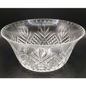 Vintage Cristal D Arques Masquerade 9 Inch Crystal Bowl French