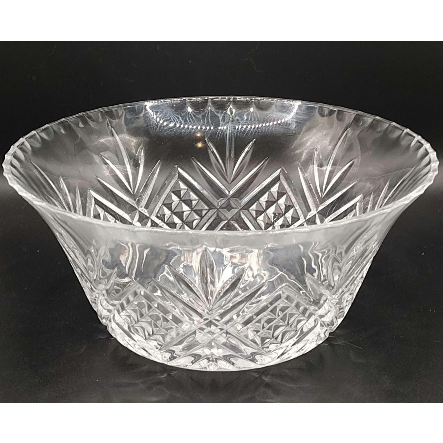 Vintage Cristal D Arques Masquerade 9 Inch Crystal Bowl French