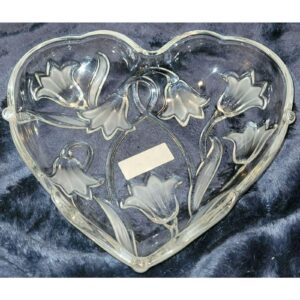 Vintage Mikasa Bluebells Heart Dish 9 3/4 S2800