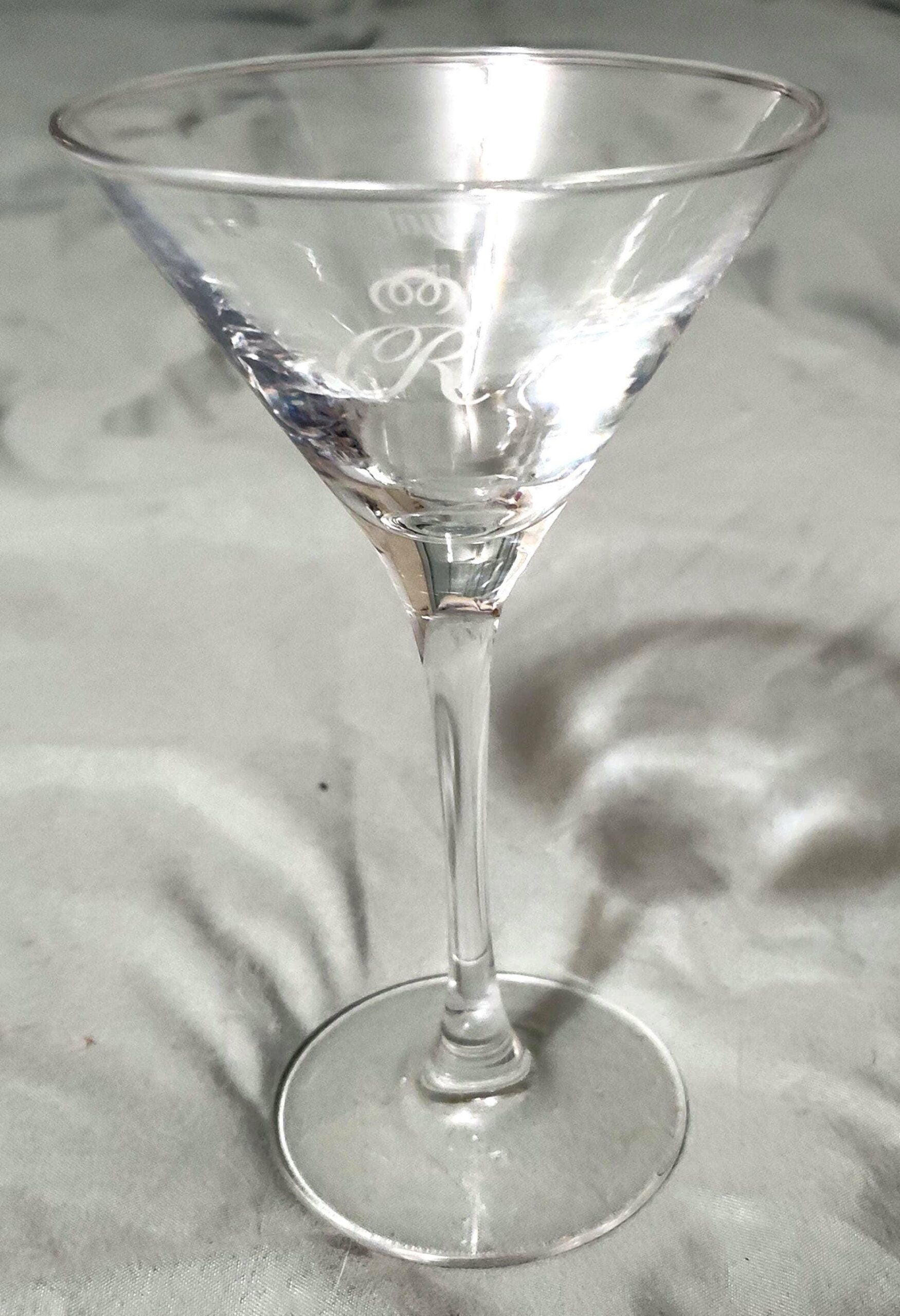Vintage Crown Royal Special Reserve Martini Glasses (Set of 8)