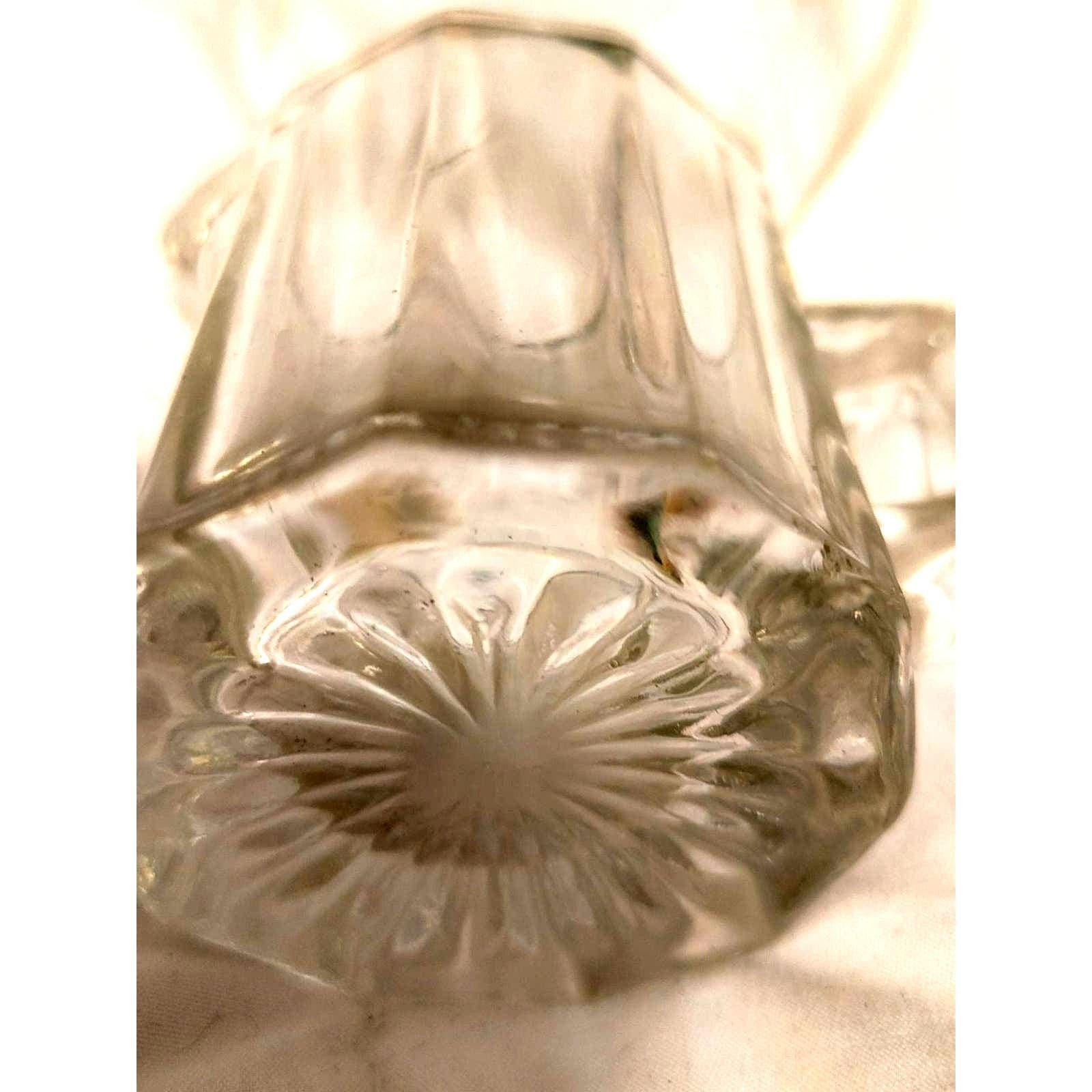 Vintage Heisey Heavy Glass Paneled Creamer/Syrup Dispenser - Image 2