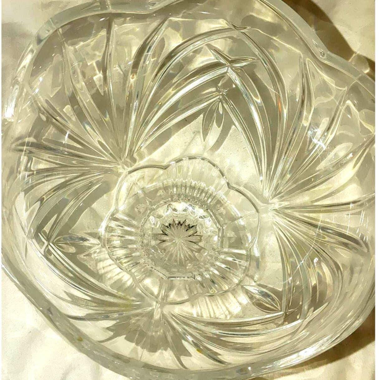 Vintage Cristal JG Durand France Lead Crystal Candy Pedestal Bowl - Image 2