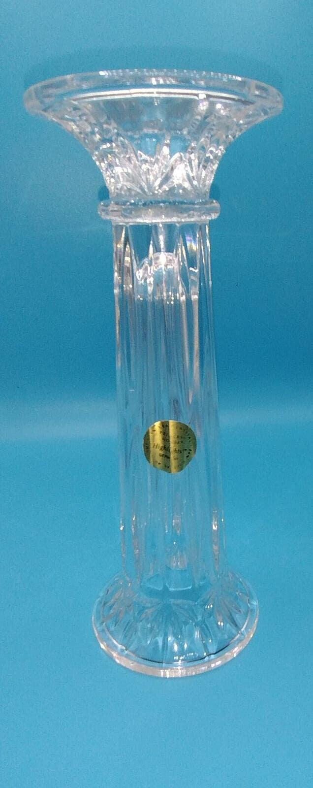 Vintage Princess House Lead Crystal Vase 7 3/4 Tall