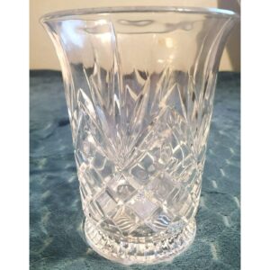 Vintage USA Lead Crystal DePlomb Large Clear Flower Vase Pineapple design