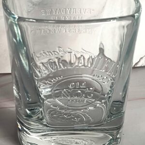 Jack Daniel's Old No. 7 Embossed Square Rocks Glass – Tennessee Whiskey Barware