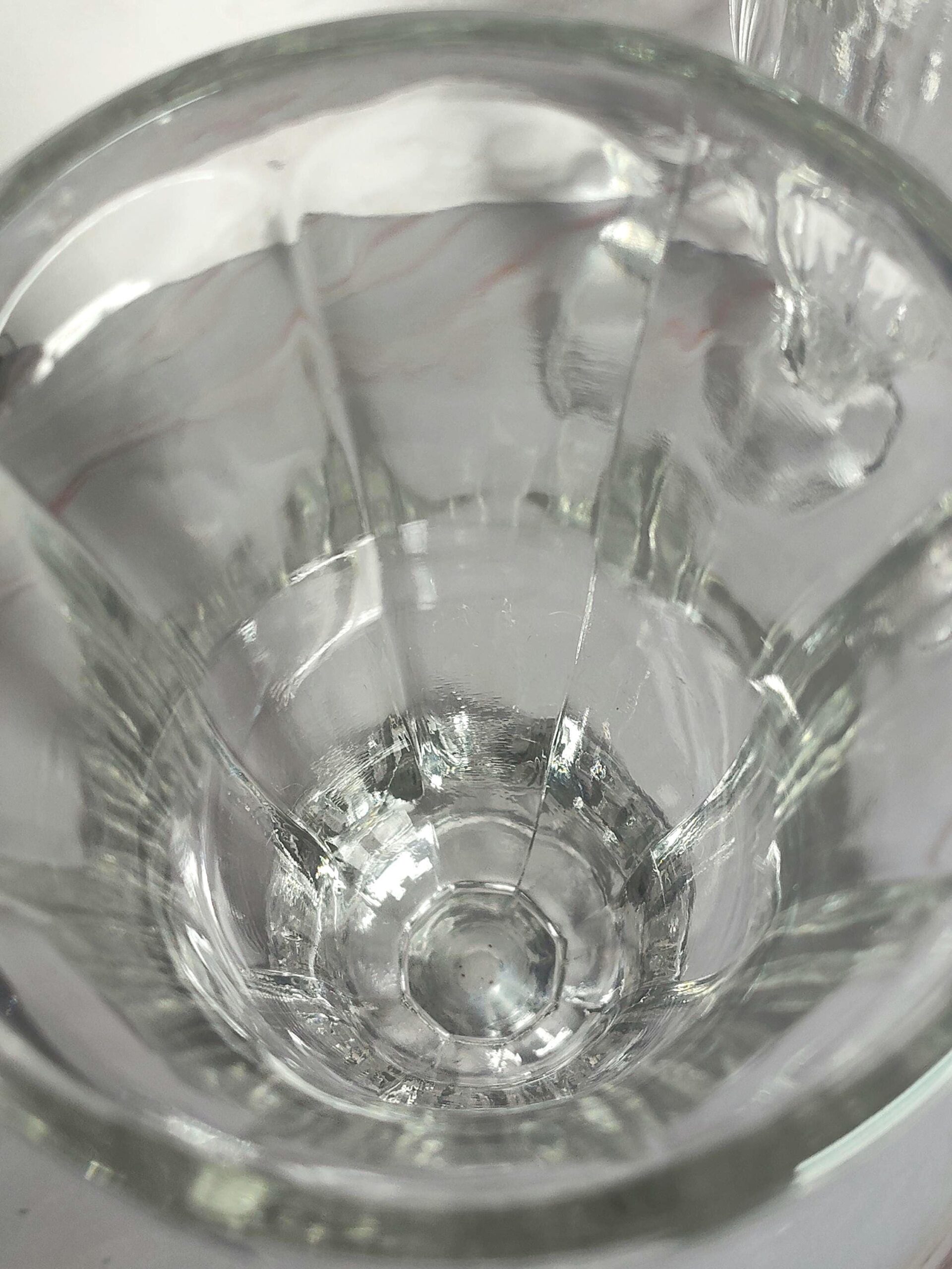 Vintage Ribbed Soda Fountain Glasses Pair, Milkshake Sundae Parfait Diner Glasses - Image 2