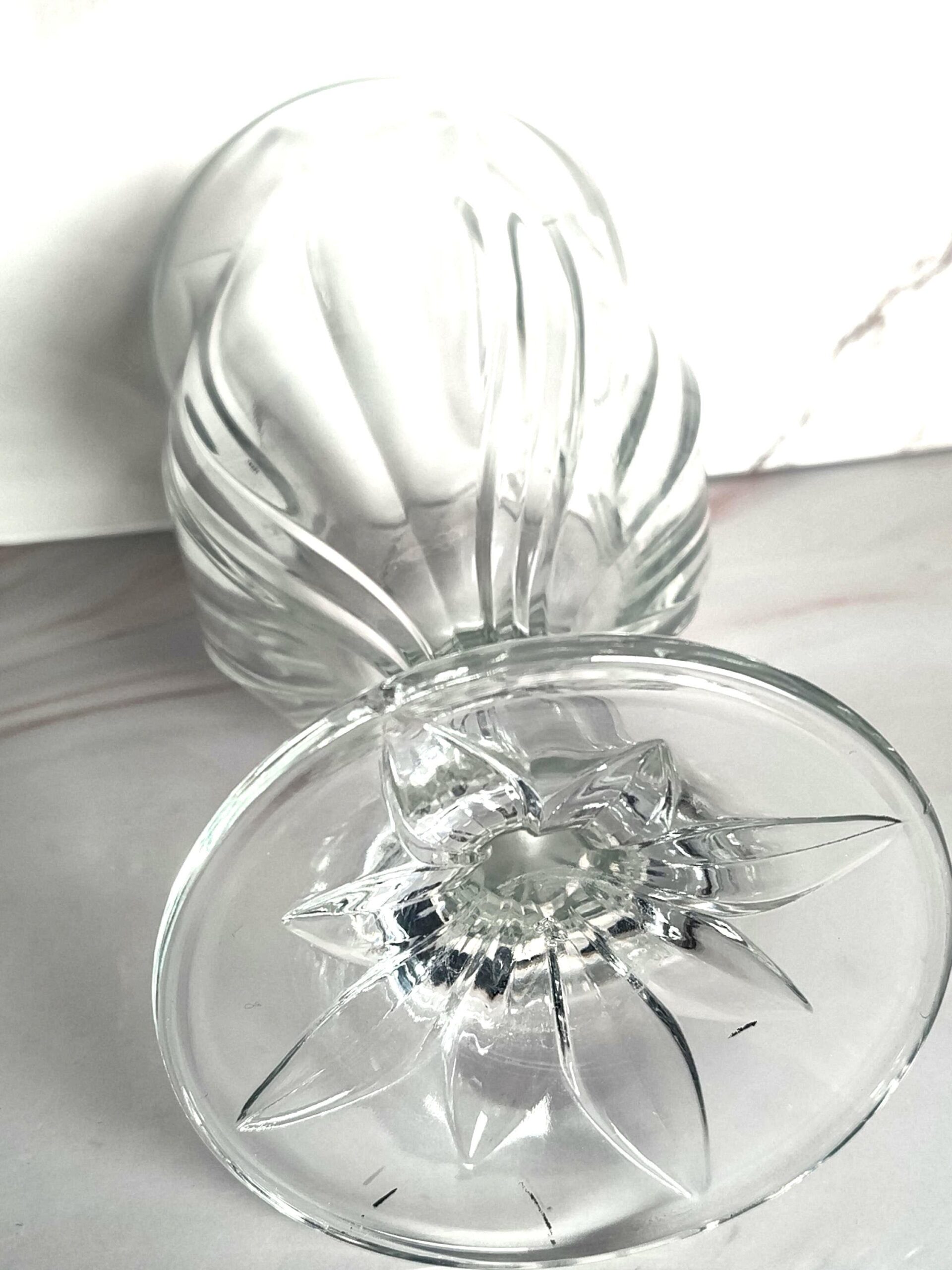 Cristal d'Arques Durand Pompano Tulip Crystal Water Goblet French Crystal Discontinued Replacement - Image 4