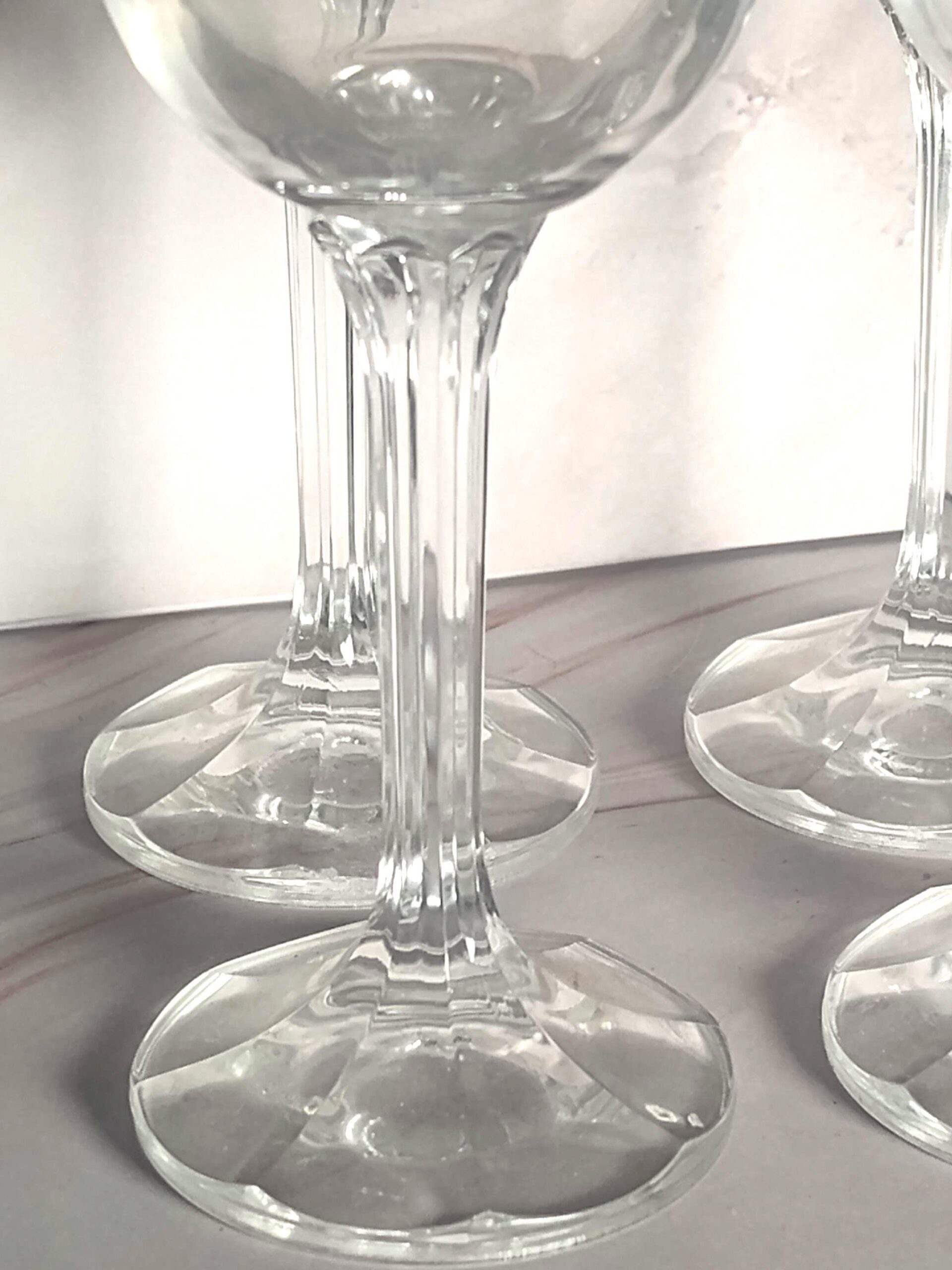 Cristal D'Arques Salzburg Gold Champagne Flutes Set of 6 French Lead Crystal Gold Rim - Image 3