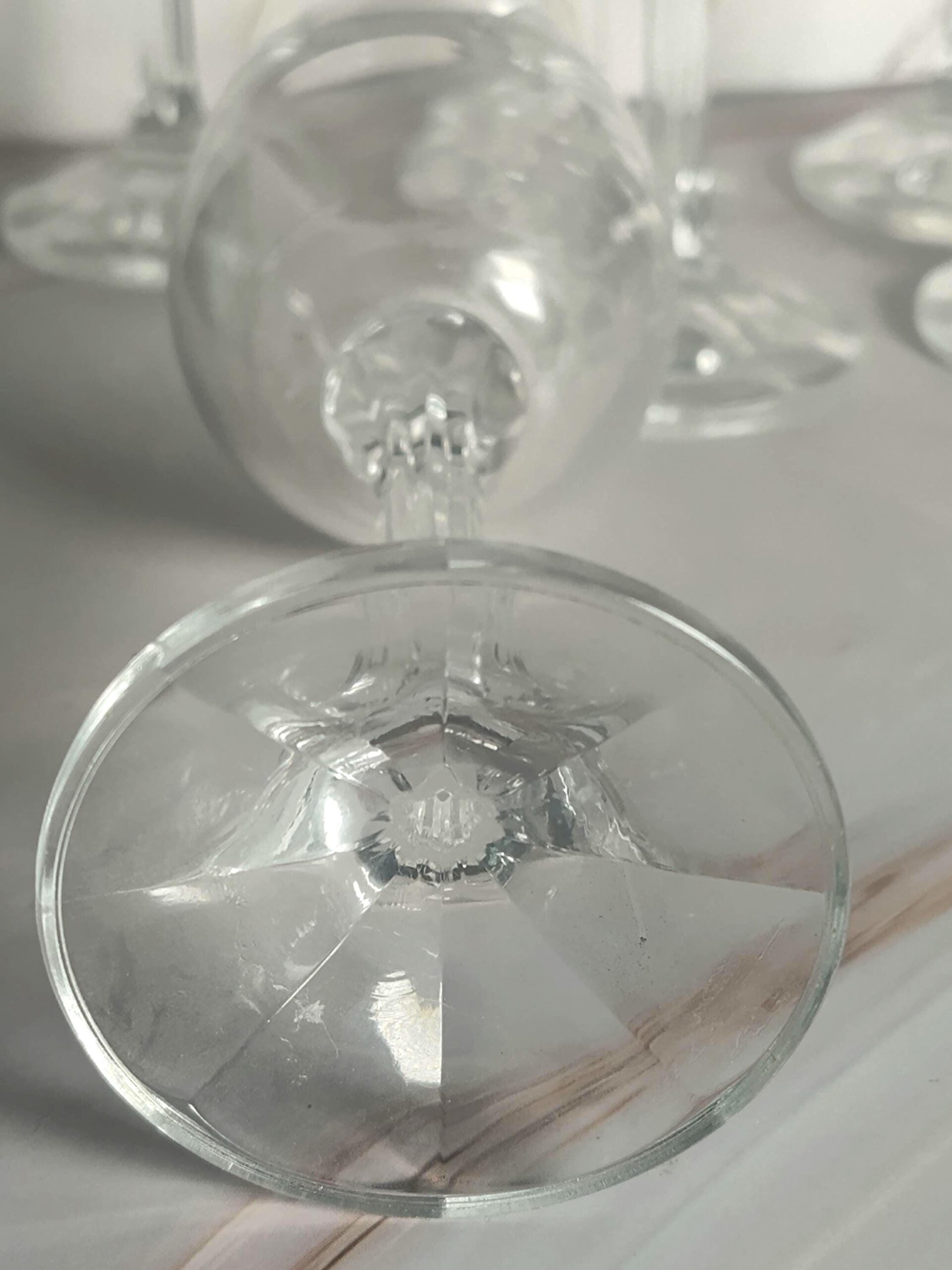 Cristal D'Arques Salzburg Gold Champagne Flutes Set of 6 French Lead Crystal Gold Rim - Image 4